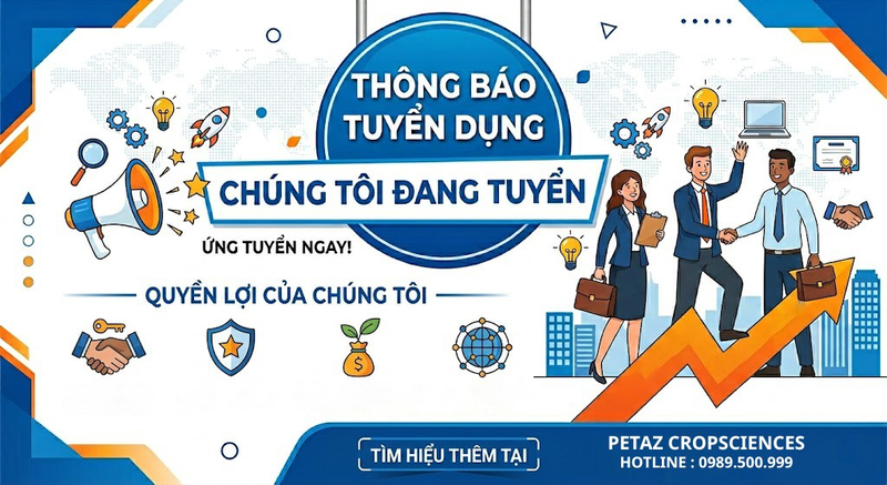 THÔNG BÁO TUYỂN DỤNG FDO – Nhân viên Phát triển Nông dân PETAZ